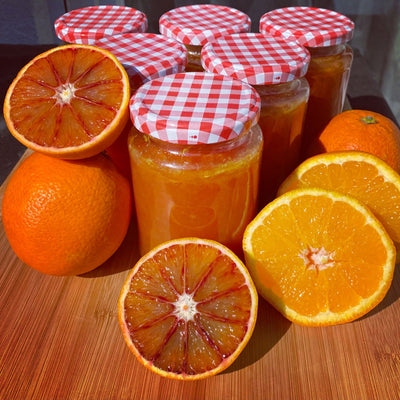 Fruchtig-süße Marmelade aus Tarocco Orangen